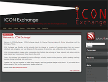 Tablet Screenshot of icon-exchange.com